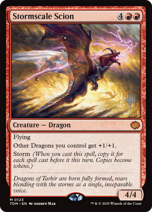 Stormscale Scion (Promo Pack) (123) - Tarkir: Dragonstorm