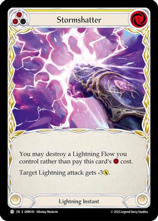 Stormshatter (Yellow) (OMN191) - Omens of the Third Age