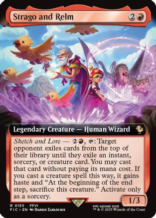 Strago and Relm (Extended Art) (155) - Commander: FINAL FANTASY