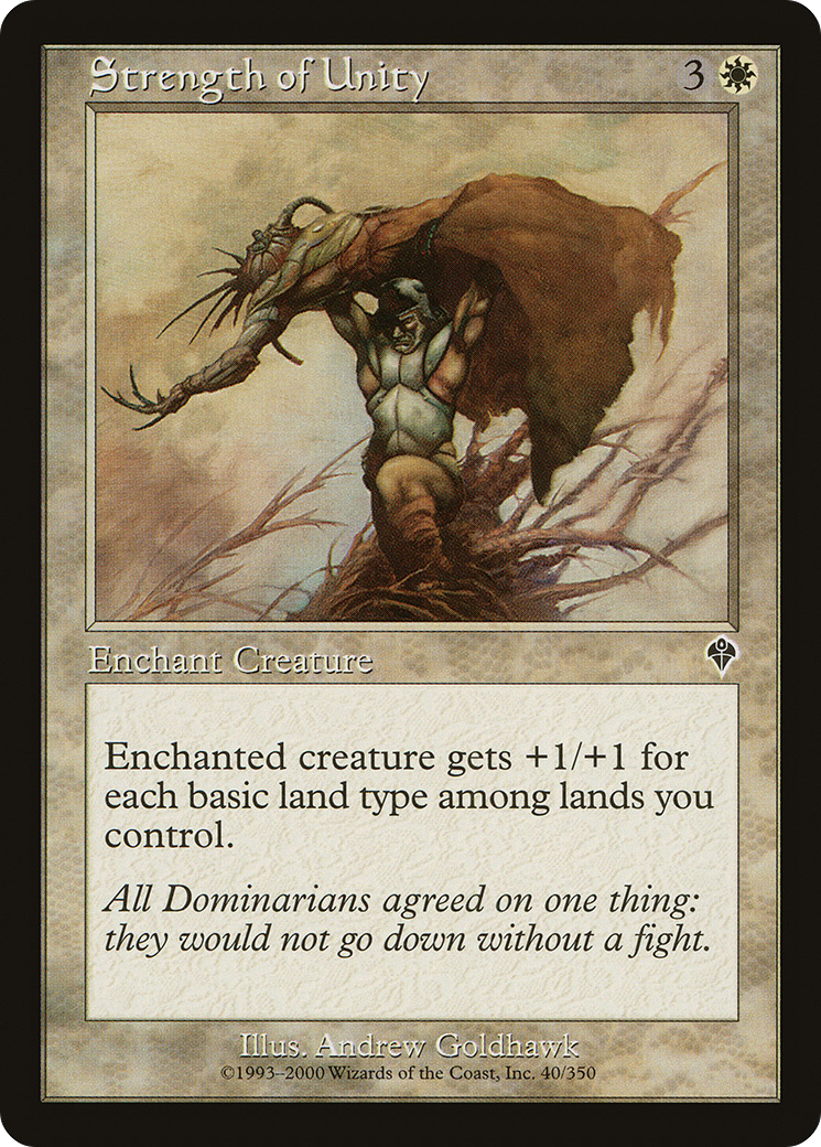 Strength of Unity (040) Foil - Invasion