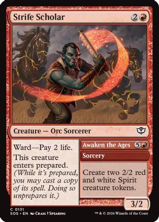 Strife Scholar // Awaken the Ages (131) - Secrets of Strixhaven