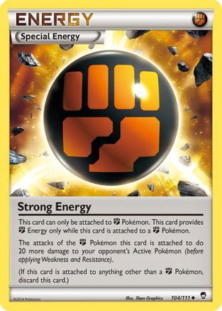 Strong Energy (104) Reverse Holofoil - Furious Fists