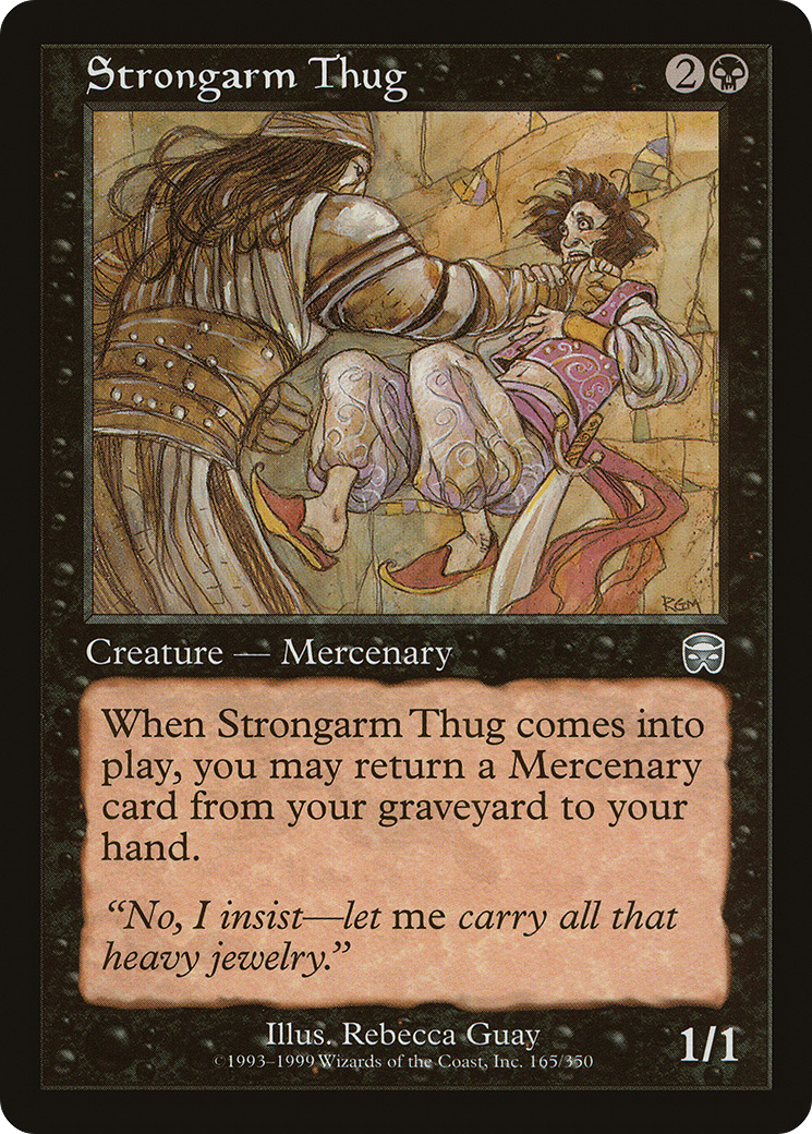Strongarm Thug (165) - Mercadian Masques