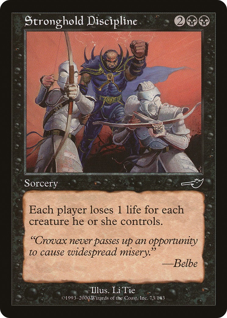 Stronghold Discipline (073) - Nemesis
