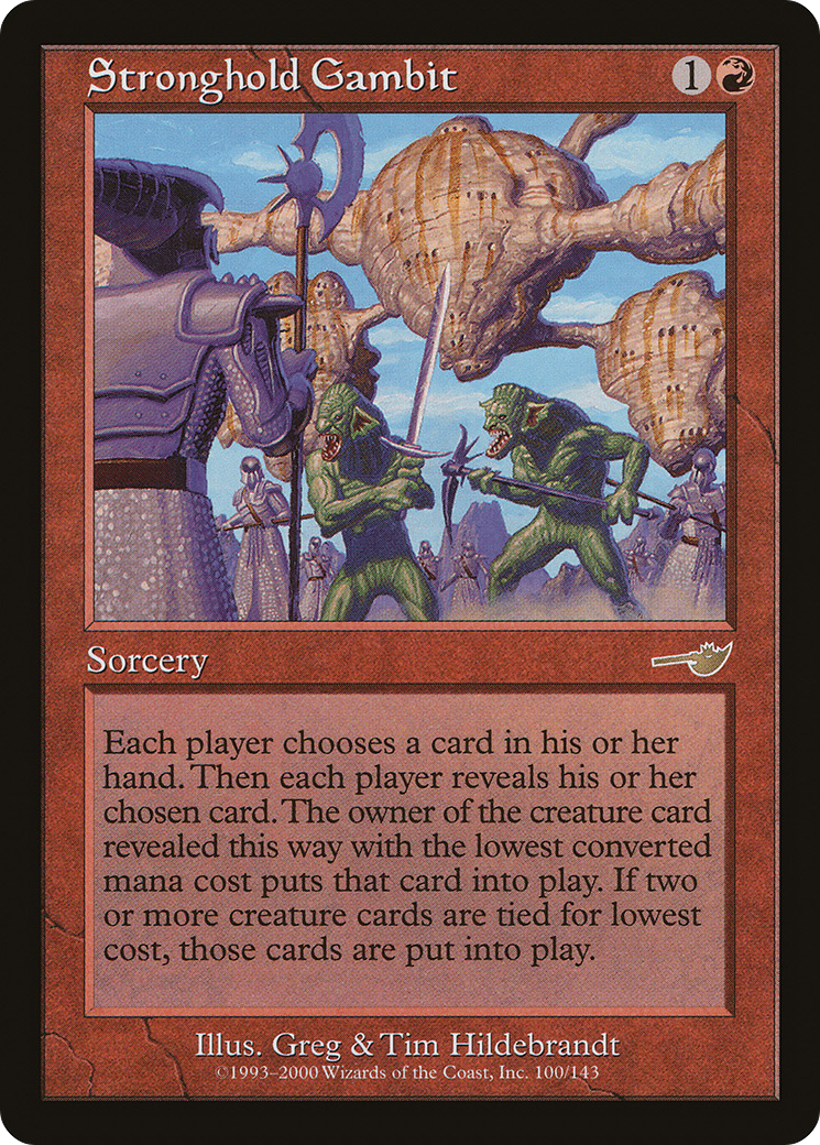 Stronghold Gambit (100) Foil - Nemesis