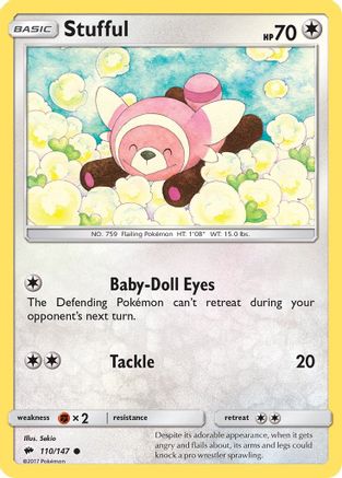 Stufful (110) Reverse Holofoil - Burning Shadows