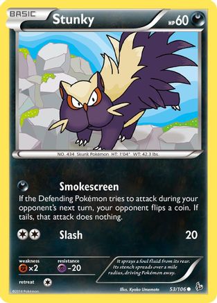 Stunky (53) Reverse Holofoil - Flashfire