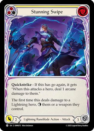 Stunning Swipe (Yellow) (OMN075) - Omens of the Third Age