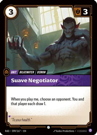 Suave Negotiator (099) Foil - Radiance