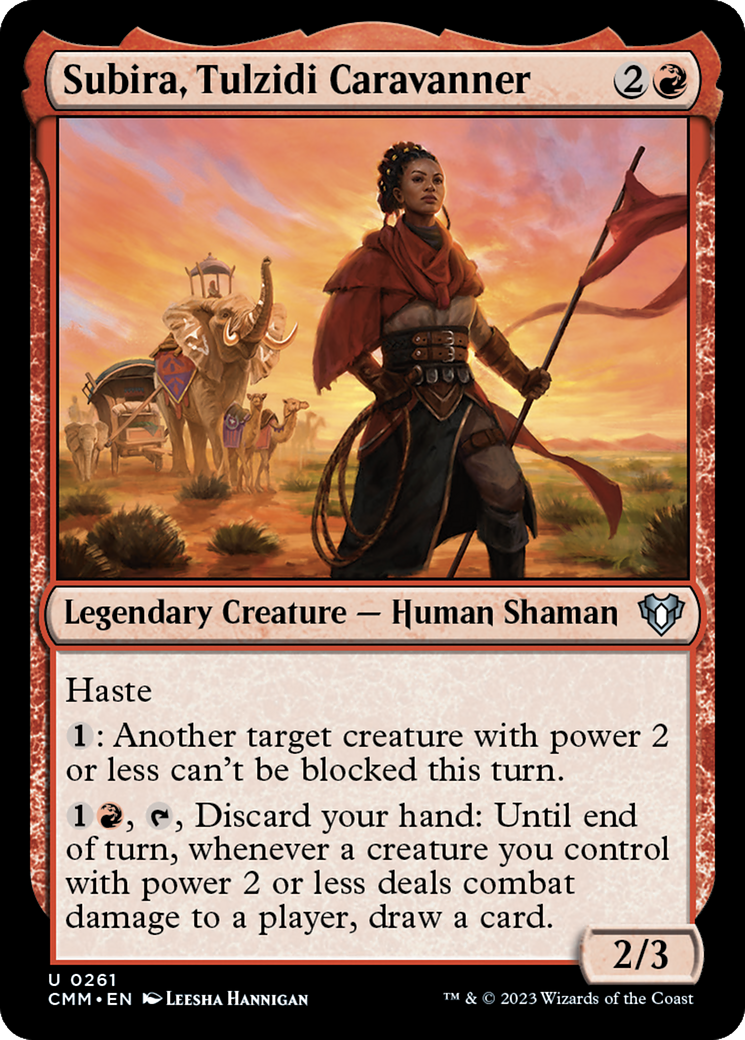 Subira, Tulzidi Caravanner (261) Foil - Commander Masters