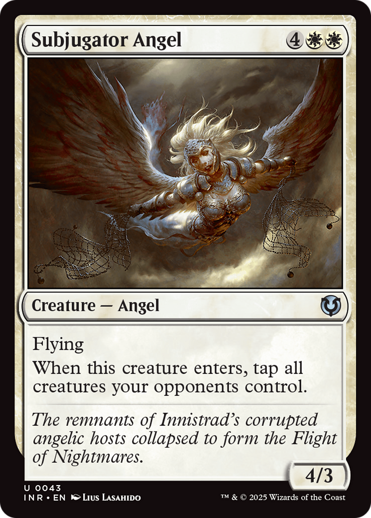 Subjugator Angel (043) Foil - Innistrad Remastered