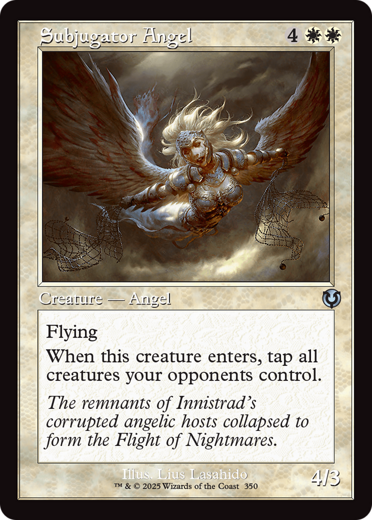 Subjugator Angel (Retro) (350) Foil - Innistrad Remastered