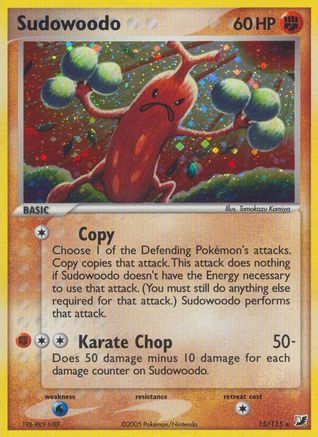 Sudowoodo (15) Holofoil - Unseen Forces