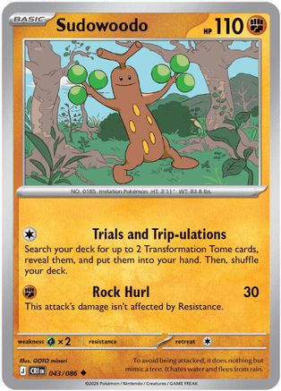 Sudowoodo (43) - Chaos Rising