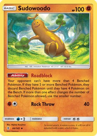 Sudowoodo (66) Reverse Holofoil - Guardians Rising