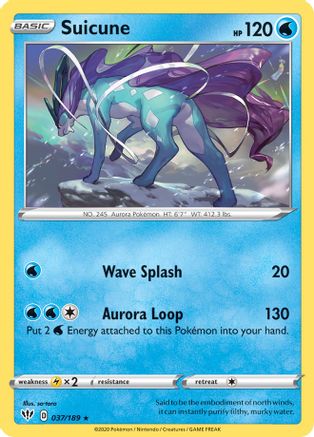 Suicune (Deck Exclusives) (37) - Darkness Ablaze