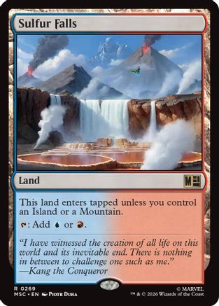 Sulfur Falls (269) Surge Foil - Commander: Marvel Super Heroes