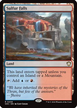 Sulfur Falls (408) - Commander: Secrets of Strixhaven