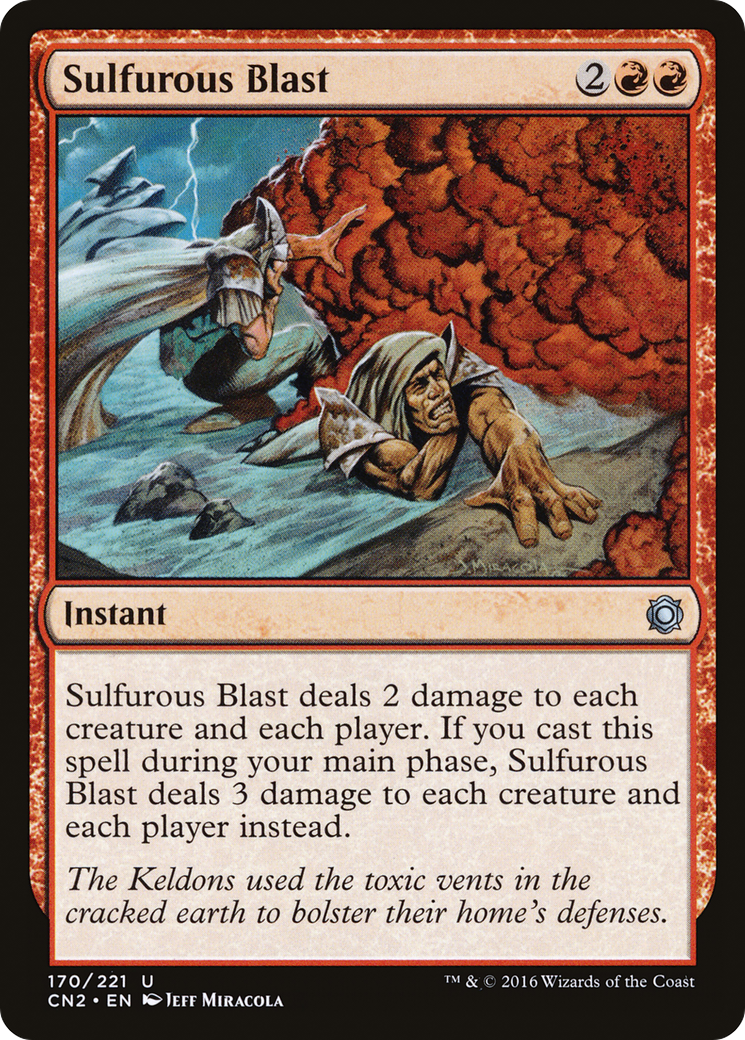 Sulfurous Blast (170) Foil - Conspiracy: Take the Crown