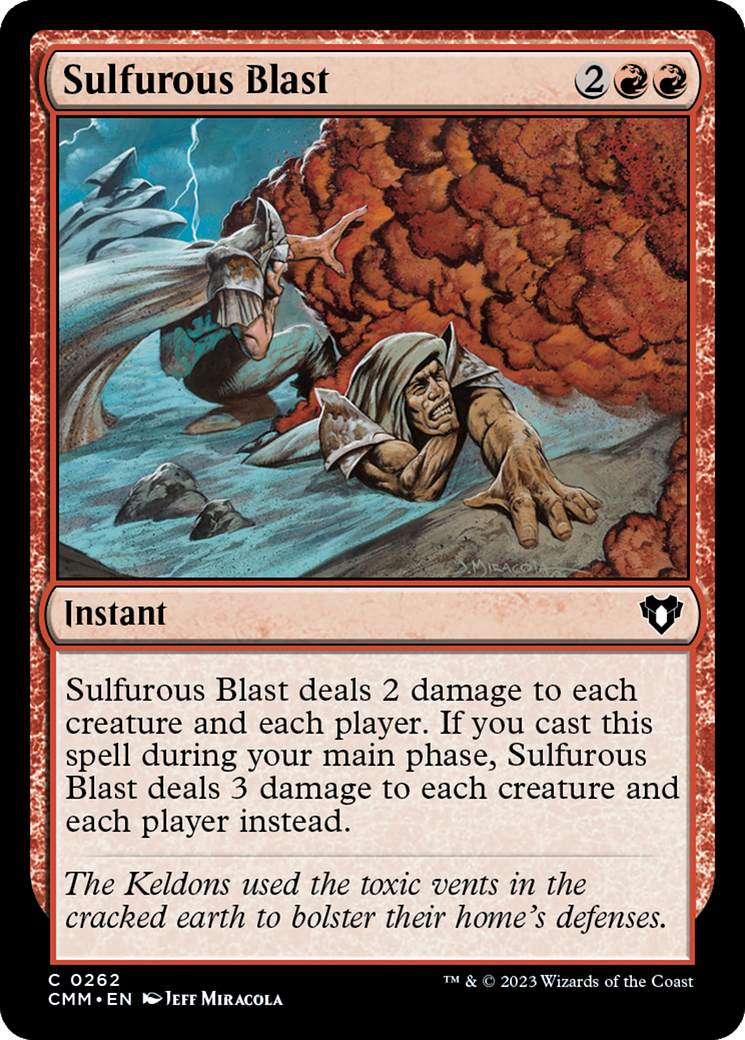 Sulfurous Blast (262) - Commander Masters