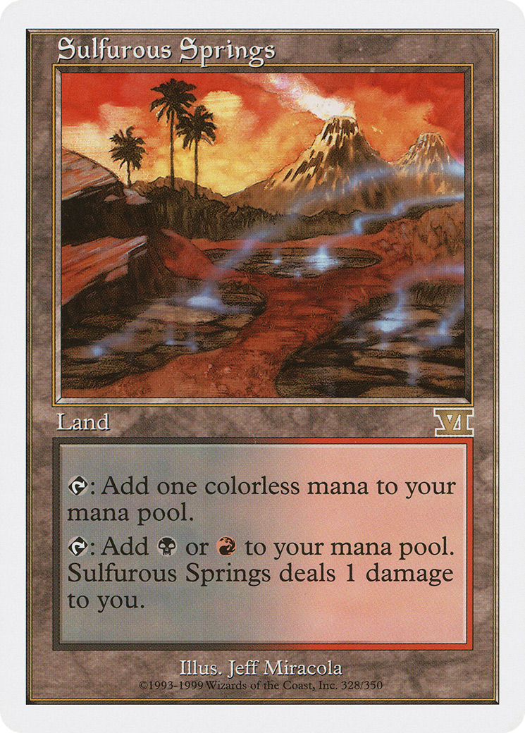 Sulfurous Springs (328) - Classic Sixth Edition