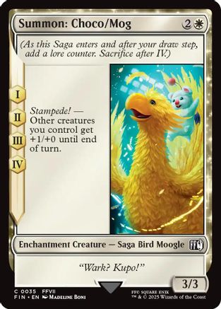 Summon: Choco/Mog (035) Foil - FINAL FANTASY