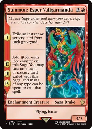 Summon: Esper Valigarmanda (060) Surge Foil - Commander: FINAL FANTASY