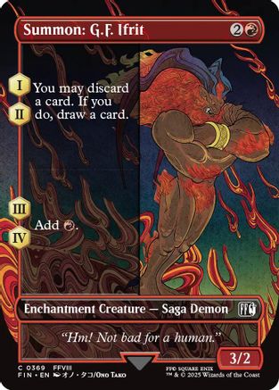 Summon: G.F. Ifrit (Borderless) (369) - FINAL FANTASY