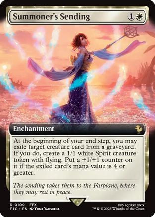 Summoner's Sending (Extended Art) (109) - Commander: FINAL FANTASY