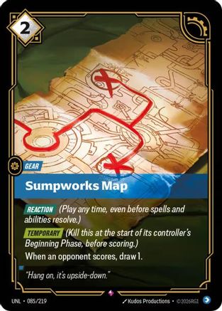 Sumpworks Map (085) Foil - Unleashed
