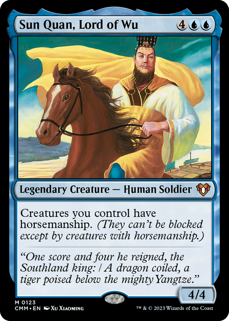Sun Quan, Lord of Wu (123) Foil - Commander Masters