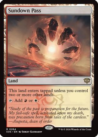 Sundown Pass (264) Foil - Secrets of Strixhaven
