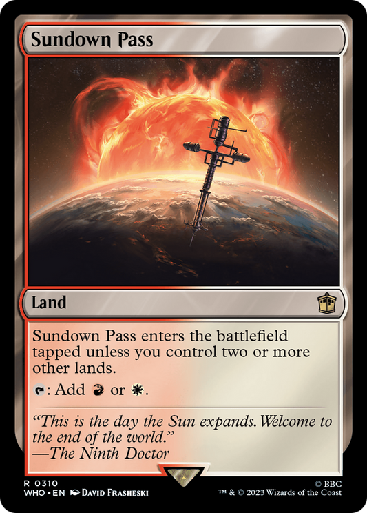 Sundown Pass (310) - Doctor Who