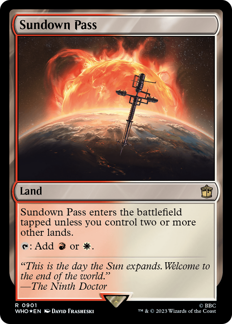Sundown Pass (901) Surge Foil - Doctor Who