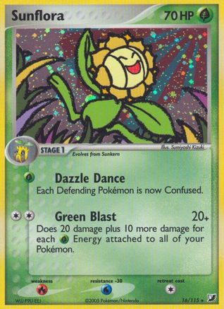 Sunflora (16) Reverse Holofoil - Unseen Forces