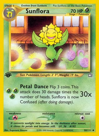 Sunflora (50) (1st Edition) - Neo Genesis