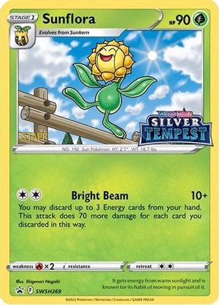 Sunflora (Prerelease) [Staff] (SWSH269) Holofoil - Black Star Promos