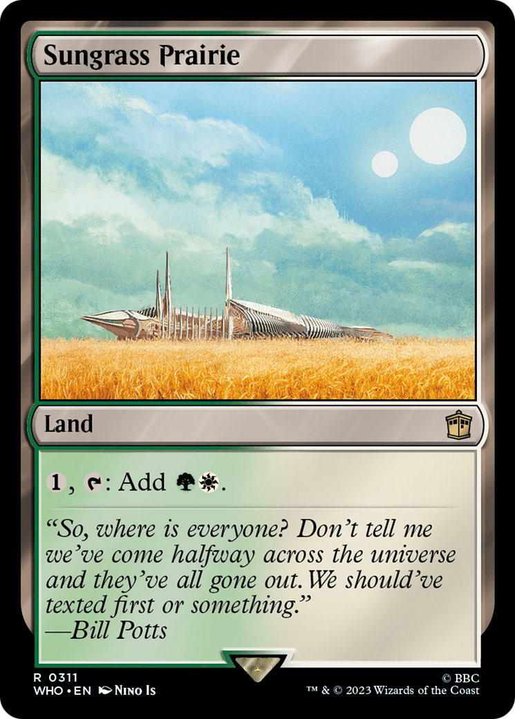 Sungrass Prairie (311) Foil - Doctor Who