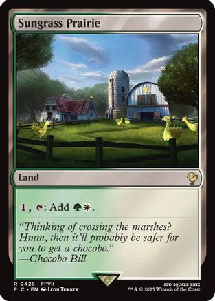 Sungrass Prairie (428) Surge Foil - Commander: FINAL FANTASY