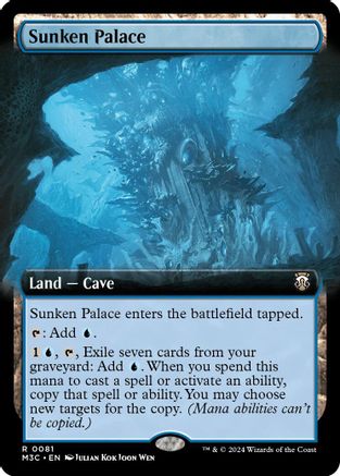 Sunken Palace (Extended Art) (081) Ripple Foil - Commander: Modern Horizons 3