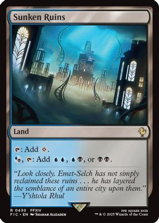 Sunken Ruins (430) Surge Foil - Commander: FINAL FANTASY