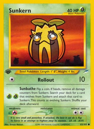 Sunkern (83) (1st Edition) - Neo Destiny