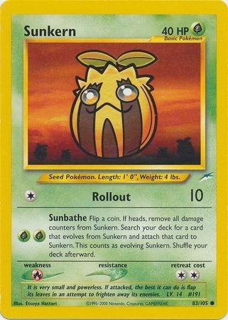 Sunkern (83) (Unlimited) - Neo Destiny