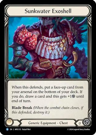 Sunkwater Exoshell (MPG115) Cold Foil - Mastery Pack Guardian