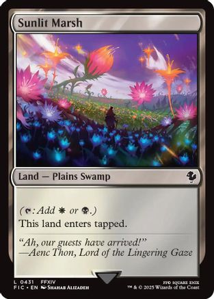 Sunlit Marsh (431) Surge Foil - Commander: FINAL FANTASY