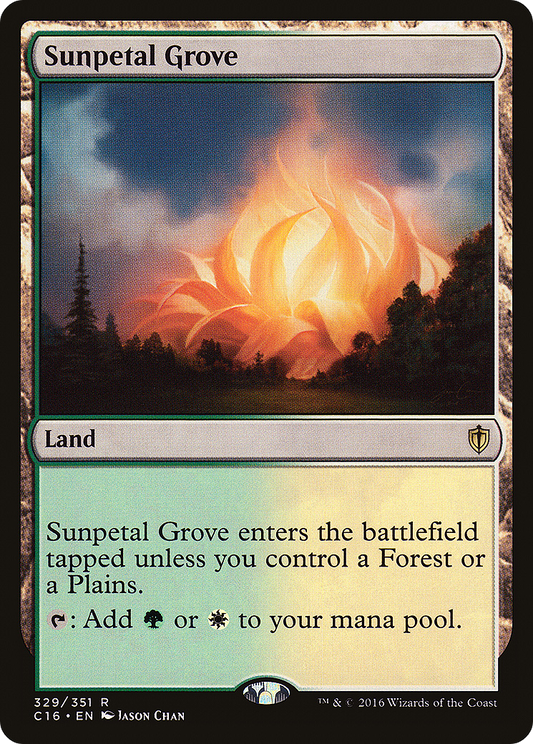 Sunpetal Grove (329) - Commander 2016