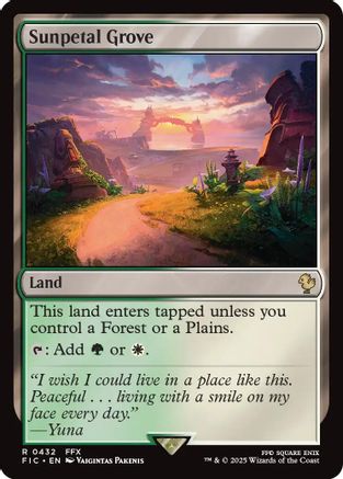 Sunpetal Grove (432) Surge Foil - Commander: FINAL FANTASY