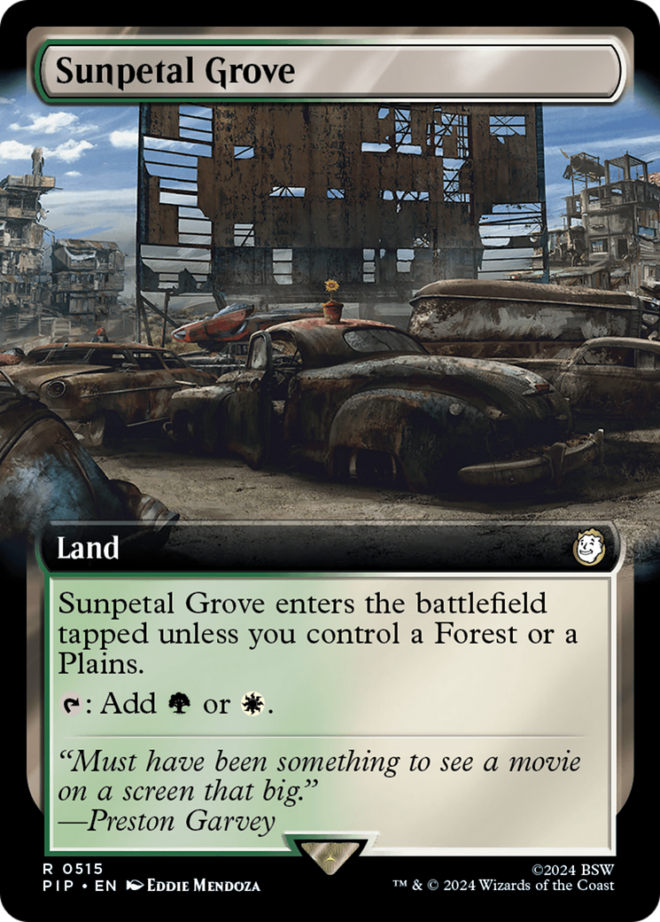 Sunpetal Grove (Extended Art) (515) Foil - Fallout