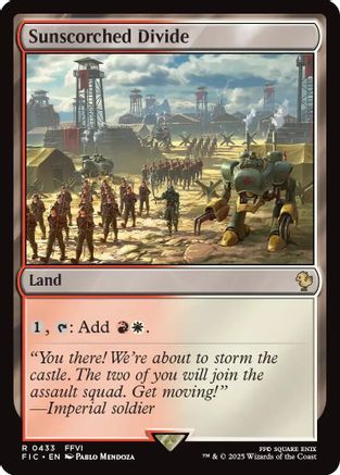 Sunscorched Divide (433) Surge Foil - Commander: FINAL FANTASY