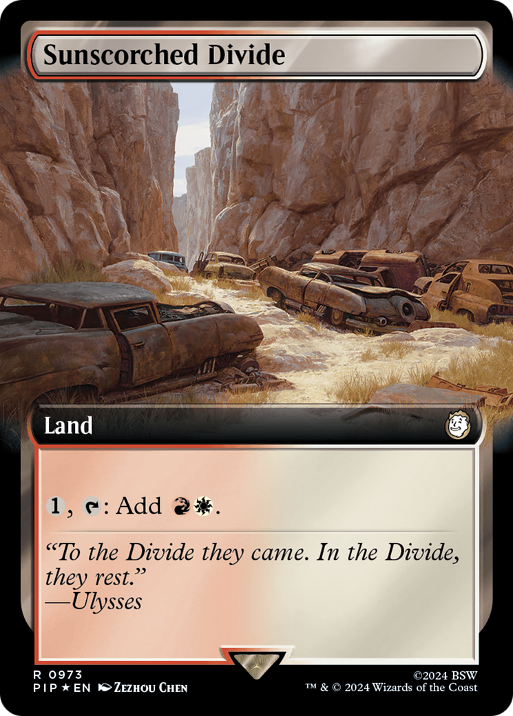 Sunscorched Divide (Extended Art) (973) Surge Foil - Fallout